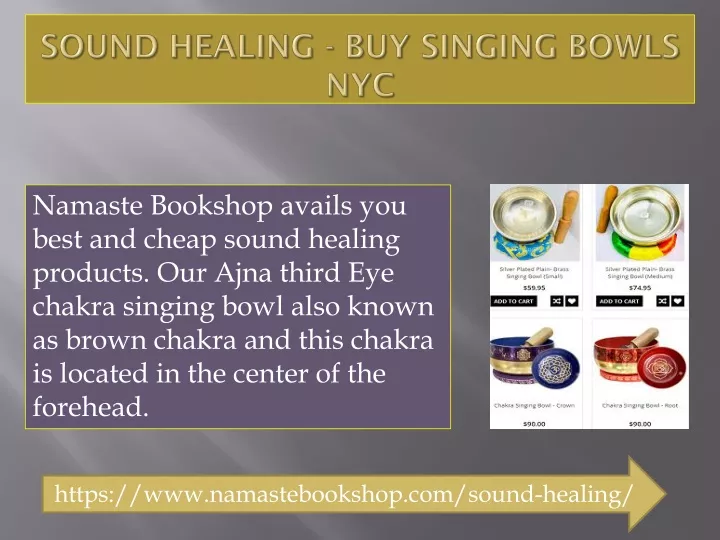 sound healing buy singing bowls nyc