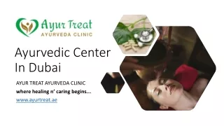ayurvedic center in dubai