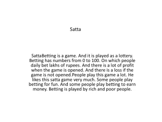 Satta