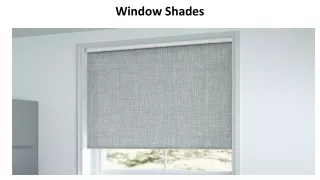 Window Shades