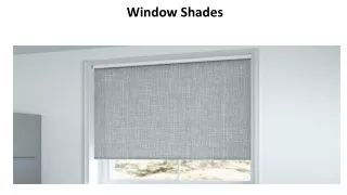 window shades