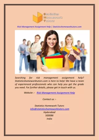 risk management assignment help