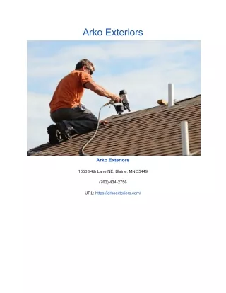 arko exteriors