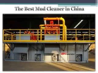 the best mud cleaner in china