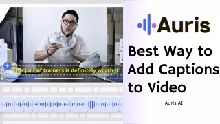 Easy Way to Add Captions to Video