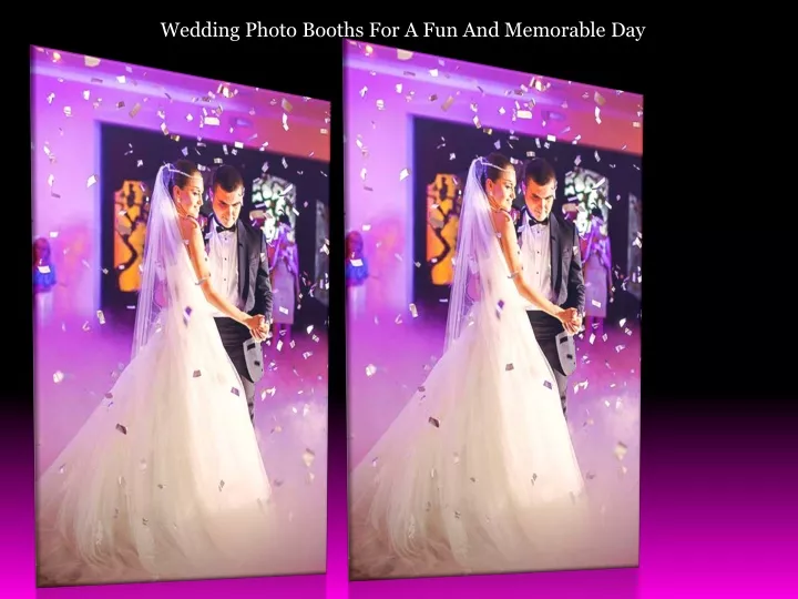 wedding photo booths for a fun and memorable day