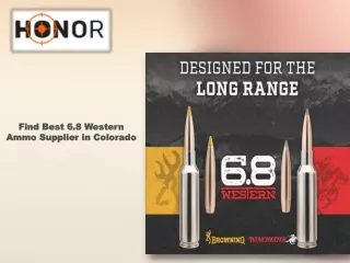 find best 6 8 western ammo supplier in colorado