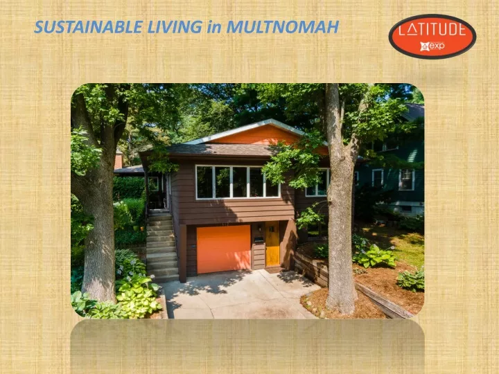 sustainable living in multnomah