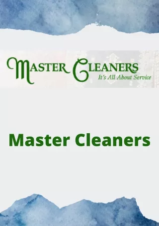 Master Cleaners 1