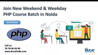 Join New Weekend & Weekday php Course Batch in Noida