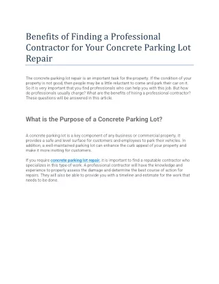 benefits of finding a professional contractor