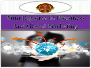 Mini Diploma In EBusiness And Global Marketing