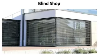 blind shop