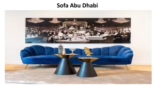 Sofa Abu Dhabi