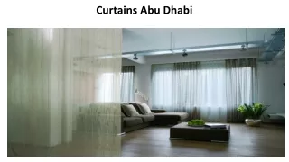 Curtains Abu Dhabi