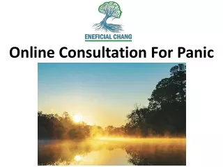 Online Consultation For Panic