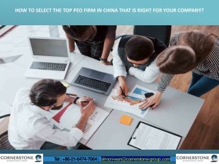 How to select the top PEO firm in China that is right for your company