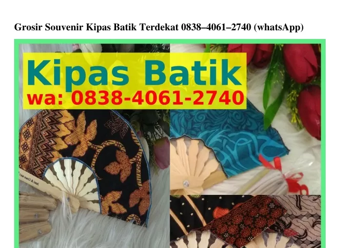 grosir souvenir kipas batik terdekat 0838 4061