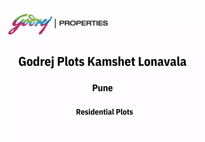 godrej plots kamshet lonavala