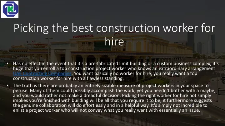 picking the best construction worker for hire