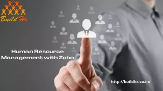 human resource management with zoho