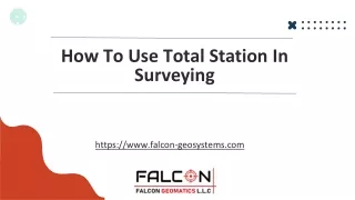 How To Use Total Station In Surveying