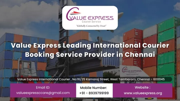 value express international courier