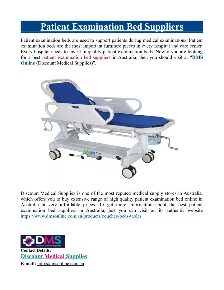 patient examination bed suppliers