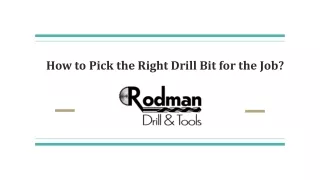 How to Pick the Right Drill Bit for the Job_