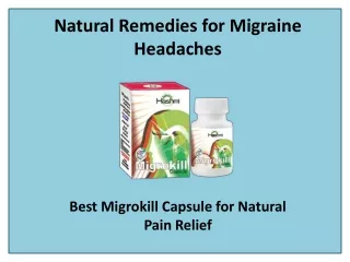 natural remedies for migraine headaches