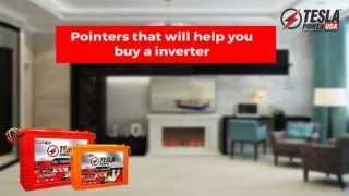 Pointers That Will Help You Buy An Inverter