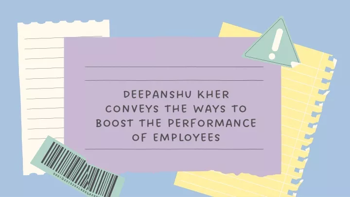 deepanshu kher conveys the ways to boost