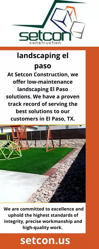 landscaping el paso