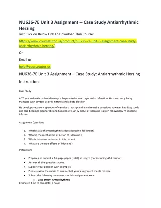 nu636 7e unit 3 assignment case study