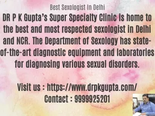Best sexologist in delhi