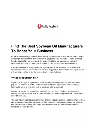 Soybean Oil Manufacturers-Blog (1)