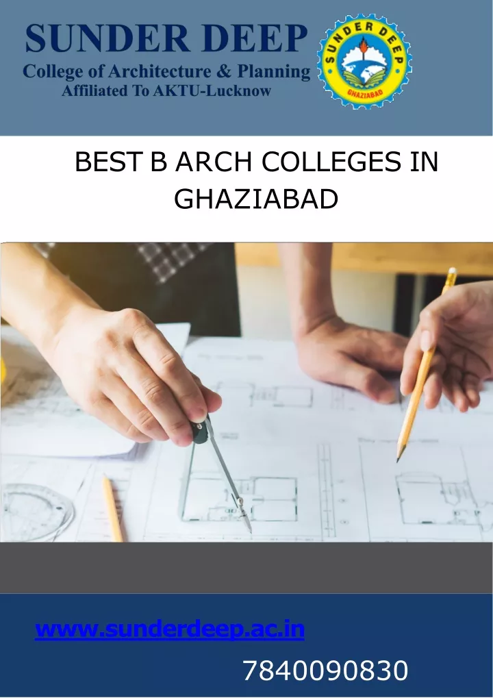 best b arch colleges in ghaziabad