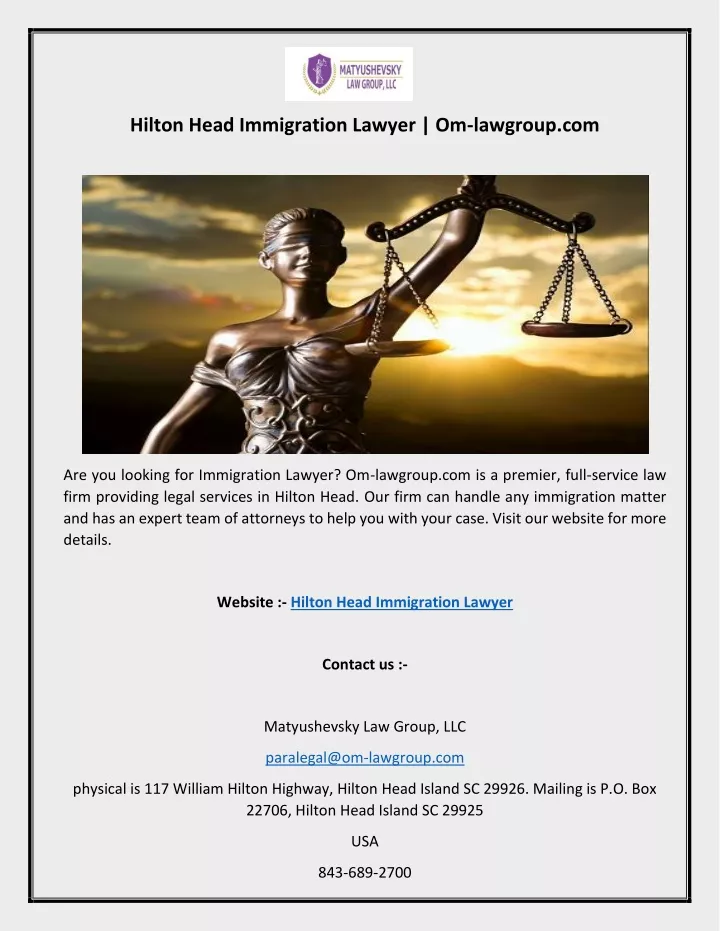 hilton head immigration lawyer om lawgroup com