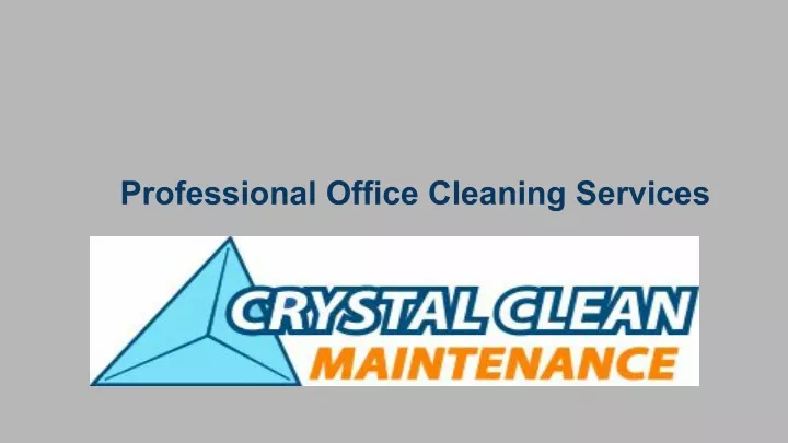 professional office cleaning services