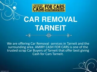 CAR REMOVAL TARNEIT