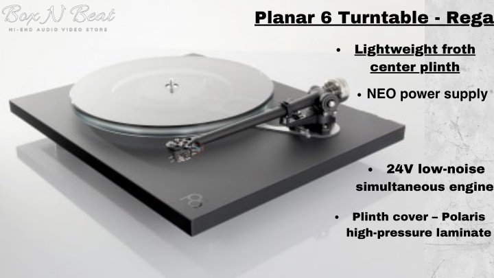 planar 6 turntable rega