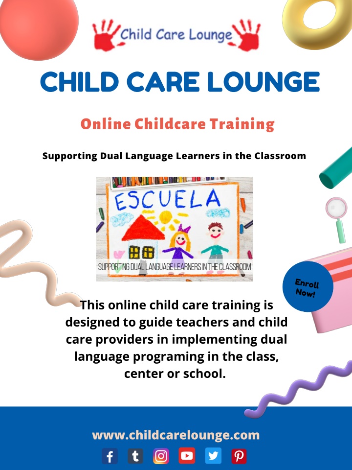 PPT Supporting dual Language Learners in the classroom Child Care