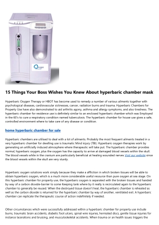10 Things Most People Don't Know About oxyhealth solace 210