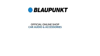 Buy 2 & 4 Channel Car Amplifier Online | Blaupunkt