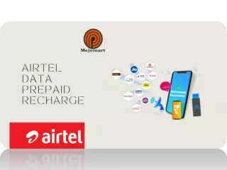 airtel data prepaid recharge