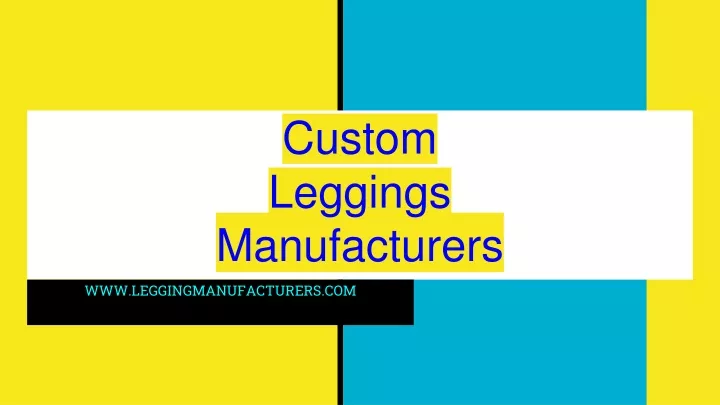 custom leggings manufacturers