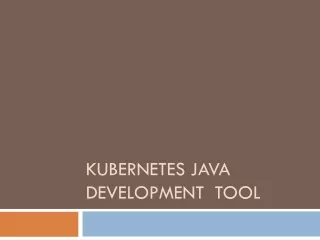 kubernetes java development tool