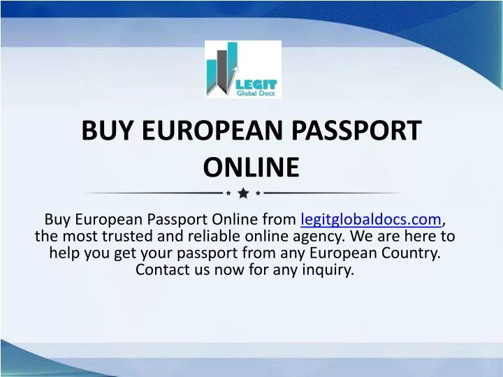 buy european passport online