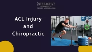 acl injury and c h i r o p r a c t i c