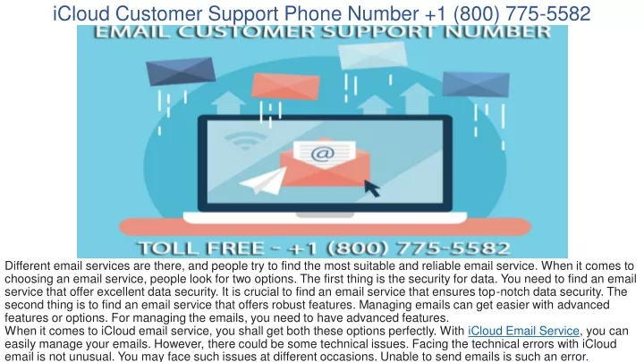 icloud customer support phone number